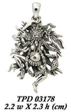 Kali Sterling Silver Pendant by Oberon Zell TPD3178