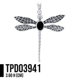 Dragonfly Sterling Silver Pendant TPD3941