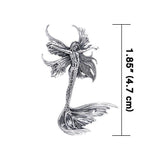 Sea Sprite Fairy Silver Pendant TPD136