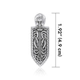Viking God Sterling Silver Pendant TPD1661