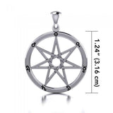 Mickie Mueller Heptogram Sterling Silver Pendant TPD3183