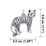 Celtic Cat Pendant TPD333