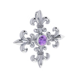 Exquisite symbolism in Croix La Me ’re~ Sterling Silver Pendant TPD355