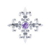 Exquisite symbolism in Croix La Me ’re~ Sterling Silver Pendant TPD355