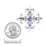 Exquisite symbolism in Croix La Me ’re~ Sterling Silver Pendant TPD355