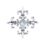 Exquisite symbolism in Croix La Me ’re~ Sterling Silver Pendant TPD355