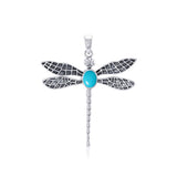 Dragonfly Sterling Silver Pendant TPD3941
