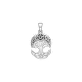 Celtic Knot Moon  Pentacle Tree of Life TPD4293