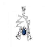 Sei Hei Ki Symbol from Reiki Collection Sterling Silver Pendant with Gemstone TPD4922
