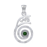 The Reiki Dai Ko Myo Sterling Silver Pendant with Gemstone TPD4924