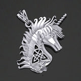 Celtic Unicorn Silver Pendant TPD5663