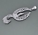 Mythical Celtic Phoenix Silver Pendant TPD5724