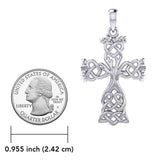 Celtic Tree of Life Cross Silver Pendant TPD6122