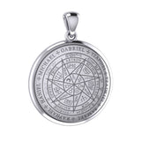 Sigil of Seven Archangels Inspired Silver Pendant TPD6134