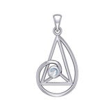 Peter Stone Golden Ratio Silver Pendant with Gemstone TPD6178