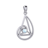 Peter Stone Golden Ratio Silver Pendant with Gemstone TPD6178