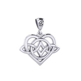 Celtic Eternal Love Bythol Sterling Silver Pendant – Timeless Symbol of Love and Devotion by Peter Stone Jewelry TPD6214