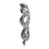 Celtic Snake Sterling Silver Pendant – A Symbol of Transformation and Wisdom TPD6395