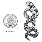Celtic Snake Sterling Silver Pendant – A Symbol of Transformation and Wisdom TPD6395