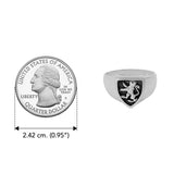 Silver Lion Signet Ring TR1819