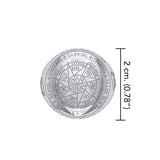 Peter Stone Sigil of Seven Archangels Inspired Silver Ring TRI2420