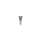 Harm None with Peace Symbols Sterling Silver Ring TRI2579