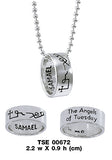 Sigil of the Archangel Samael Sterling Silver Ring & Chain TSE672