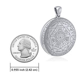 Experience Divine Guidance: The Seven Archangels Solid White Gold Pendant - WPD5154 | Embrace Heavenly Protection and Spiritual Connection