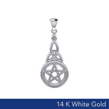 Silver Pentagram Pentacle Pendant WTP1359