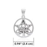 Ankh Triquetra Sterling Silver Pendant TPD4764