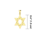 Star of David Solid Gold Pendant GPD5503