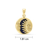 Sun Moon Flip Pendant GTP574