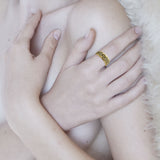 The Star 14K Yellow Gold Spinner ring GTR1694