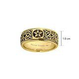 The Star 14K Yellow Gold Spinner ring GTR1694