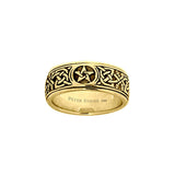 The Star 14K Yellow Gold Spinner ring GTR1694