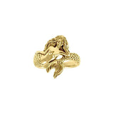 Mermaid Solid Gold Ring GTR3356