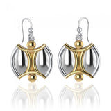 We Are All One Silver and Gold Accent Earrings MER562