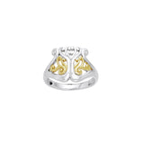 Tree of Life Silver and Gold Ring MRI554