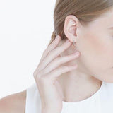 Triquetra Three Tone Earrings OTE2912 - Jewelry