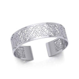 Large Celtic Knot Sterling Silver Cuff Bracelet TBA210