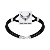 Fiery Phoenix Leather Cord Bracelet TBL195