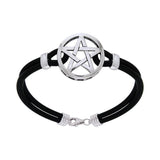 The Star Leather Cord Bracelet TBL199 - Jewelry