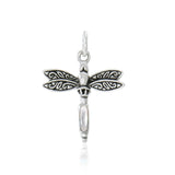 The Dragonfly Sterling Silver Charm TCM270 - Jewelry