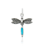 The Dragonfly Sterling Silver Charm TCM270 - Jewelry