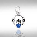 Silver Celtic Claddagh Birthstone Charm TCM274 - Jewelry