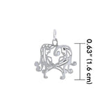 Gemini Zodiac Silver Charm by Amy Zerner TCM499 - Jewelry