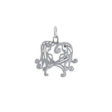 Gemini Zodiac Silver Charm by Amy Zerner TCM499 - Jewelry