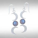 Blue Moon Silver Earrings TE2856 - Jewelry
