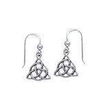 Triquetra Silver Earrings TE2912