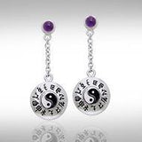 Chinese Astrology Yin Yang Earrings TER074 - Jewelry